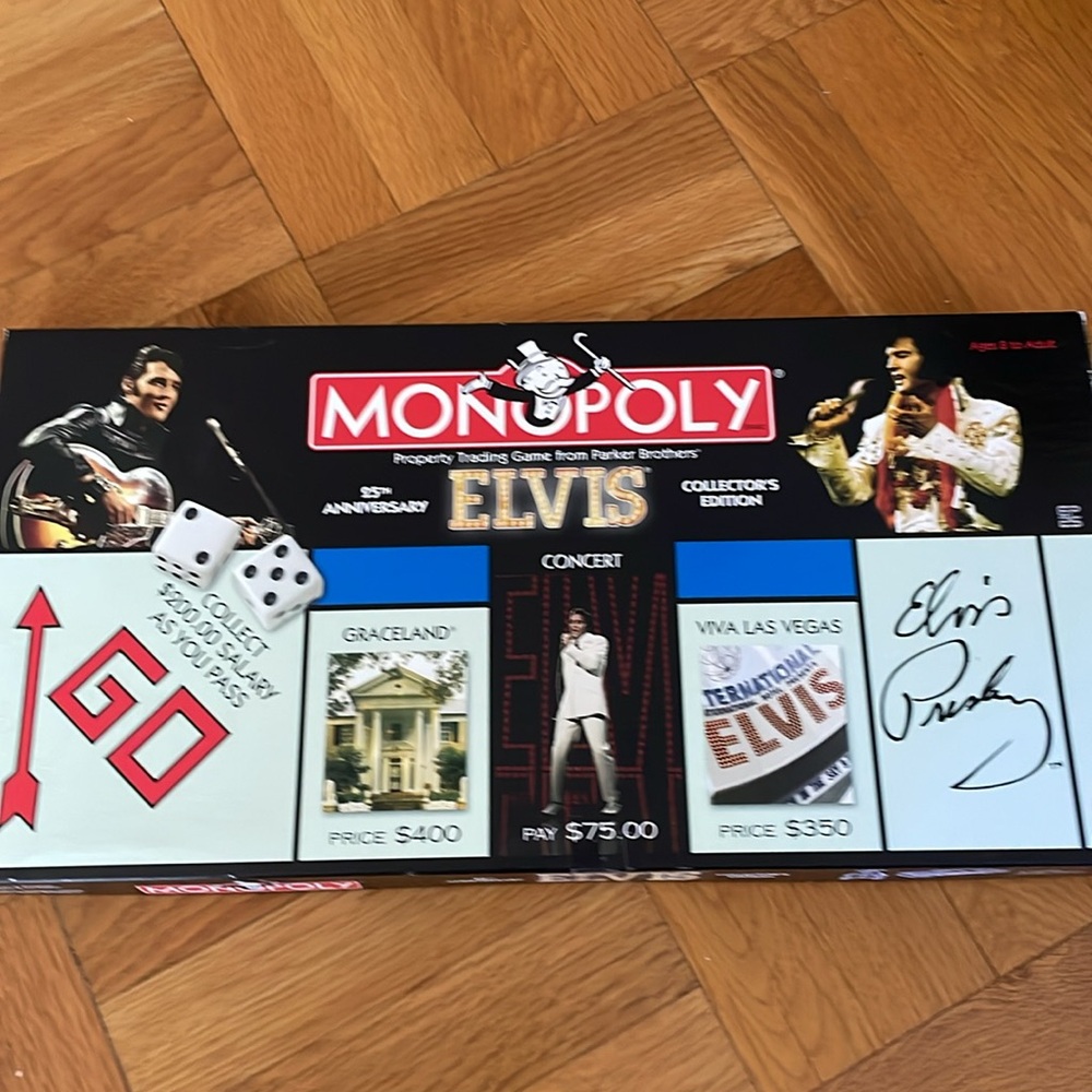Monopoly - Elvis Presley - 25th Anniversary Collector's Edition